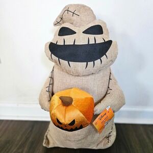 Nightmare Before Christmas OOGIE BOOGIE Halloween Greeter Plush NWT 22in Disney